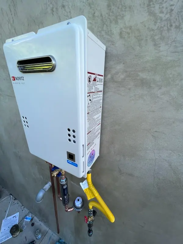 Tankless water heater installation for Sarasota homes